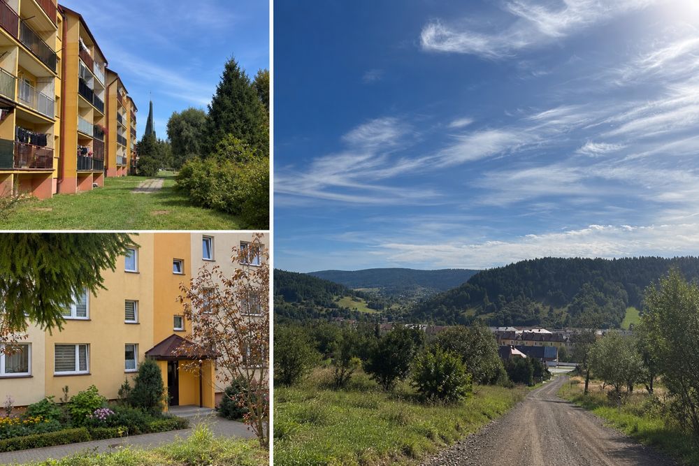 3 pokoje, 63 m², wysoki parter, balkon | Ustrzyki Dolne, ul. Gombrowicza