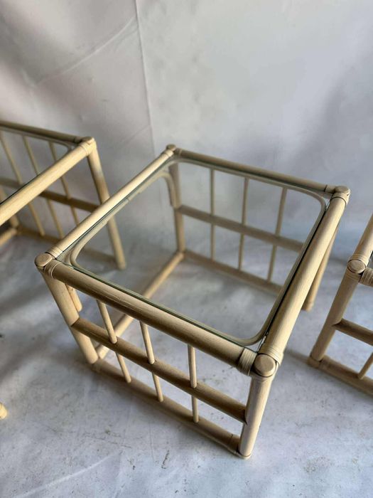 Komoda - stoliki bambusowe