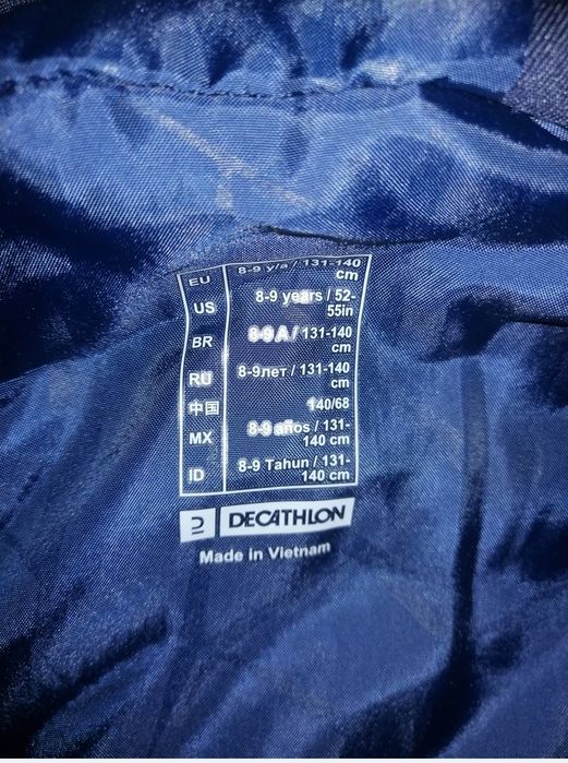 Kurtka piłkarska kipsta decathlon 140 cm 8-9 lat