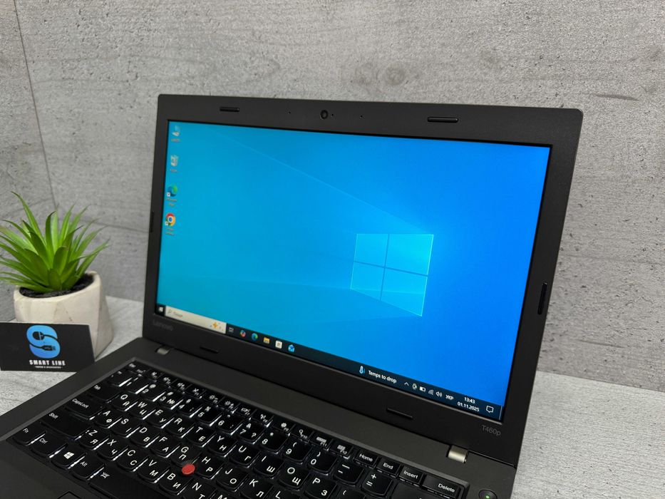 Стильний ноутбук Lenovo T460p/i5-6440HQ/256gb ssd/8gb ddr4