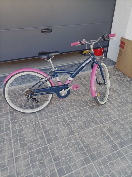 biclicleta menina como nova roda 20"