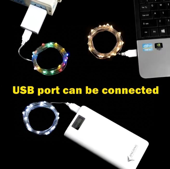 Гирлянда светодиодная USB