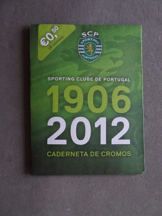 Carteira de cromos fechada Sporting Clube de Portugal 1906/2012