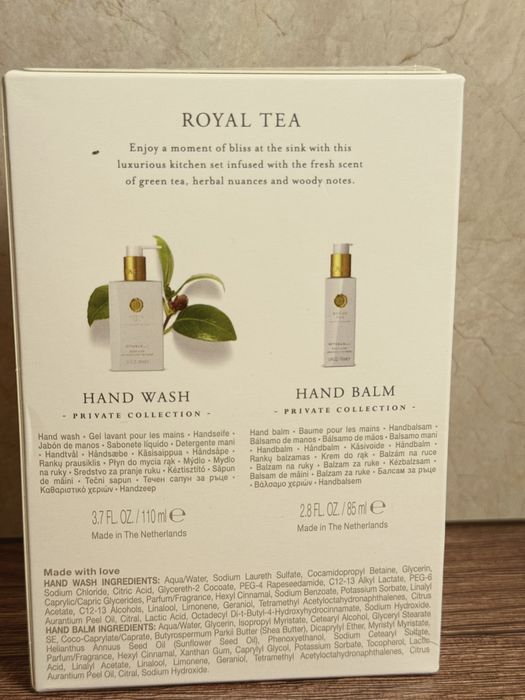Royal tea mydło i balsam do rąk rituals