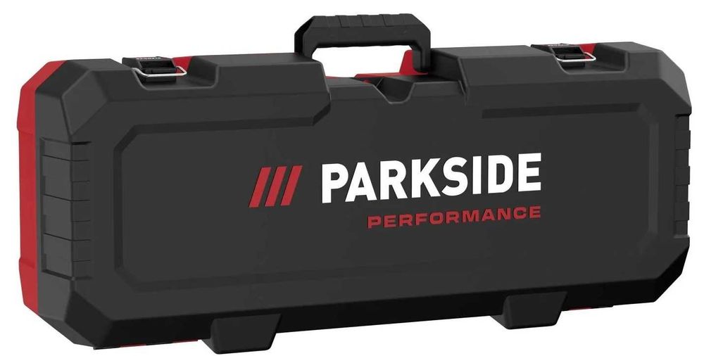 Czarna Piła szablasta Lisi Ogon 1200W Parkside Performance PPFS 1200 A1 Walizka