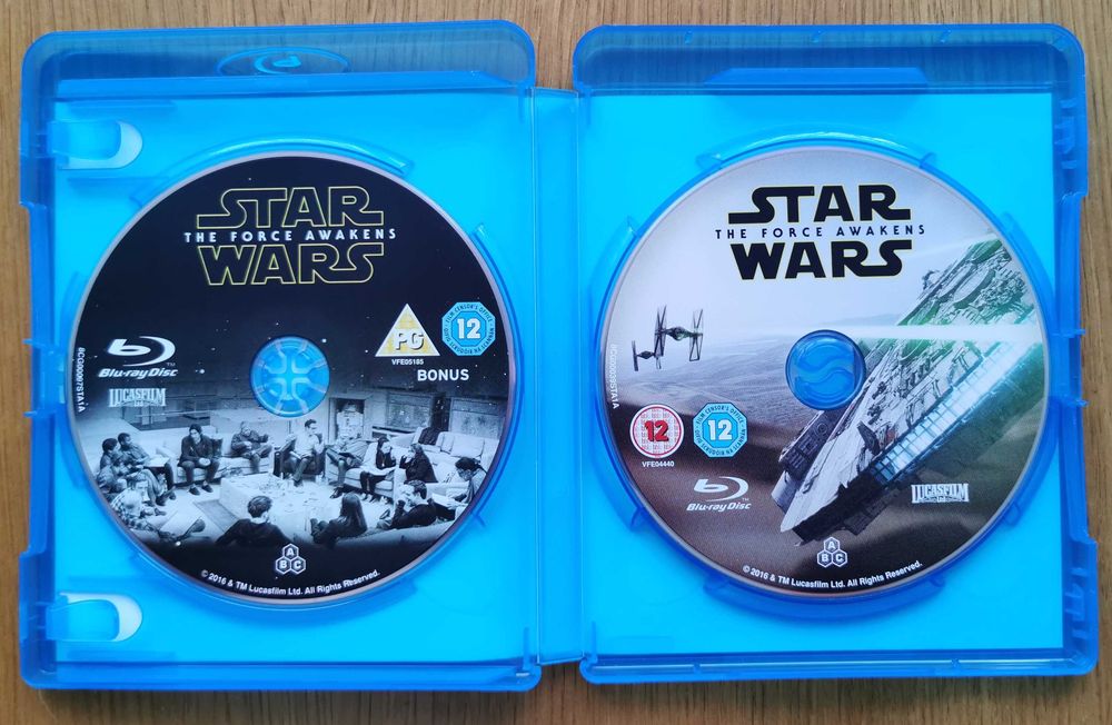 Star Wars: The Force Awakens (Przebudzenie Mocy) 2x Blu-ray (En) 2015