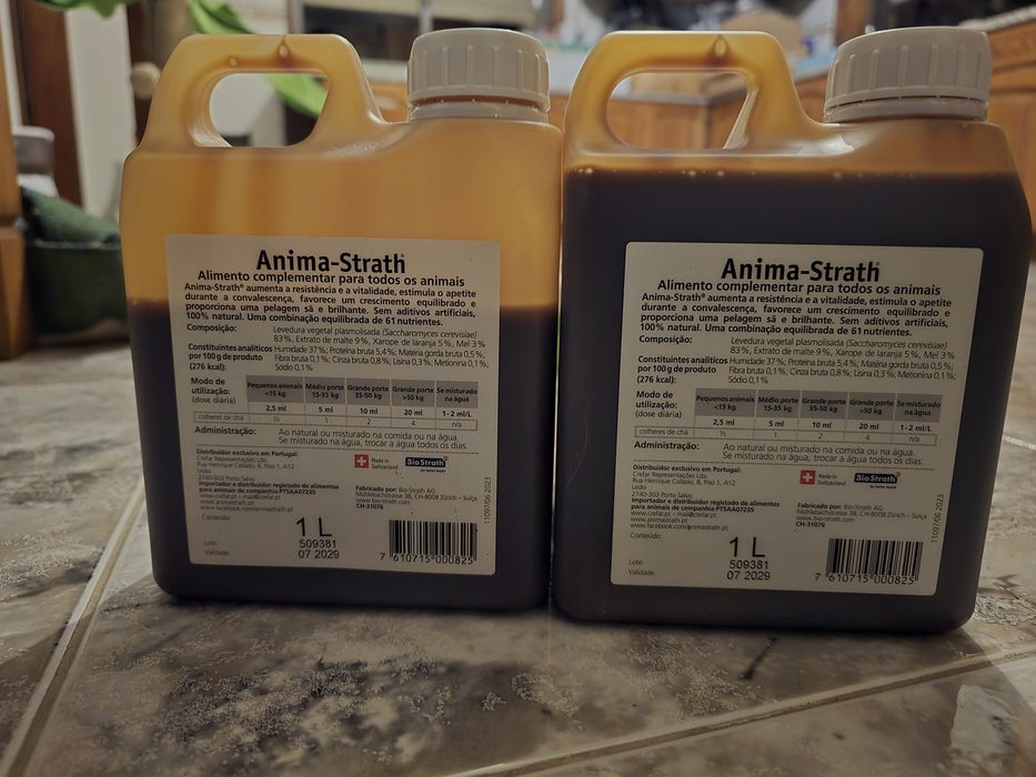 Anima strath fortificante 100% natural 1 l + 730 ml - cao gato cavalo