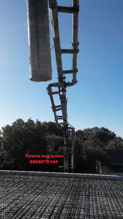 Фундамент,бетонировка,бетонные работы,монолитная плита под ключ2