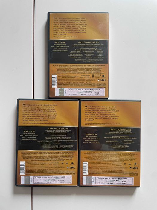 Trilogia Senhor dos Anéis - DVD's Duplos - J. R. R. Tolkien