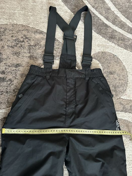 Чорні лижні штани 140