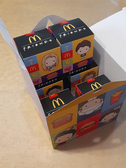 Caixa grande de transporte menu Friends - box vazia 1€ - Mónica, Joey