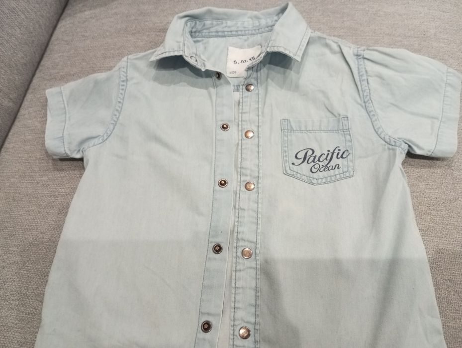 Koszula jeans krótki rękaw 5.10.15