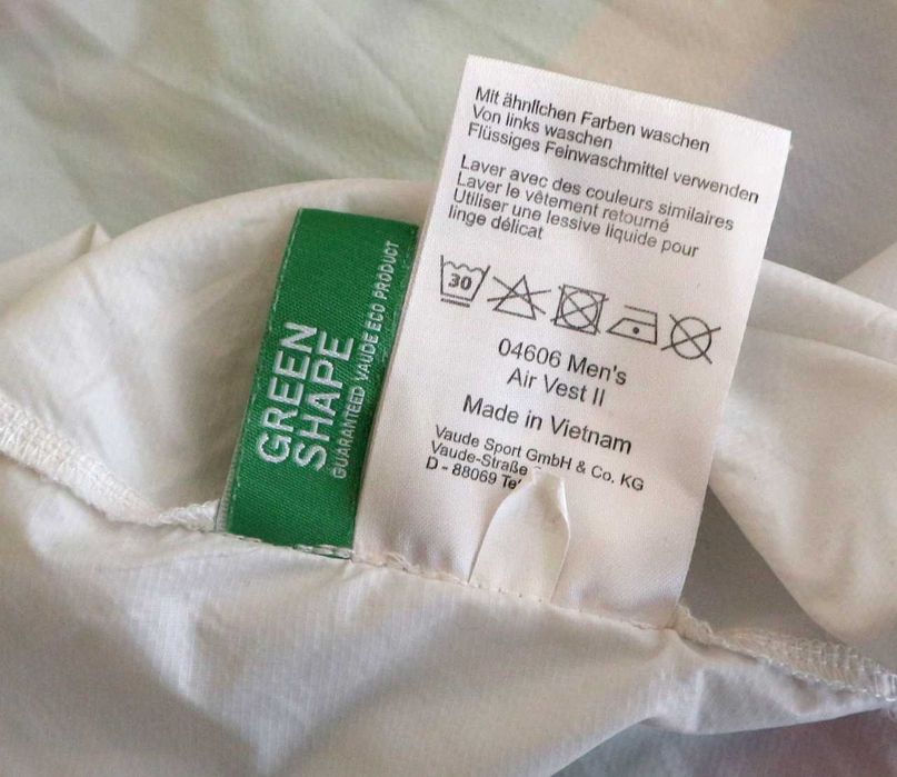 Vaude Air Vest II kamizelka rowerowa lekka przeciwwiatrowa S