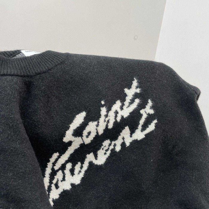 Luksusowy wełniany sweter Saint Laurent! OD RĘKI XS S M L!