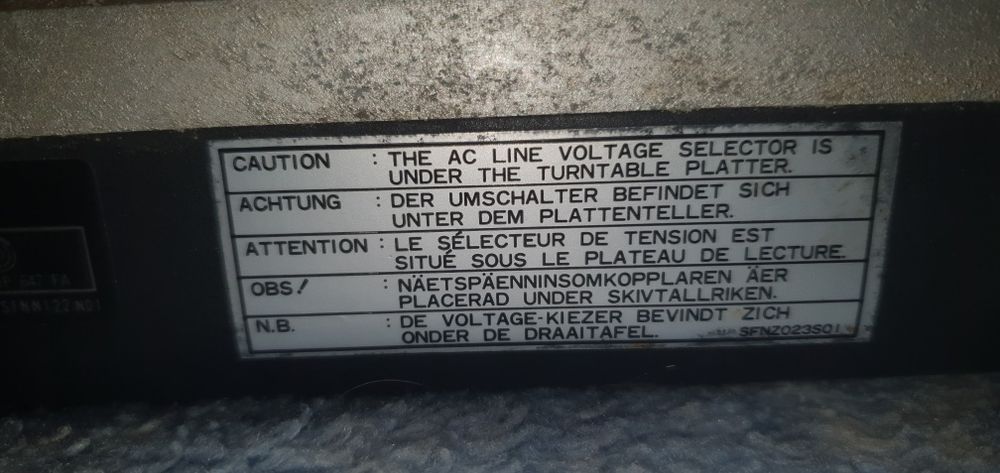Technics Model SL - 1200 MK2 XGB