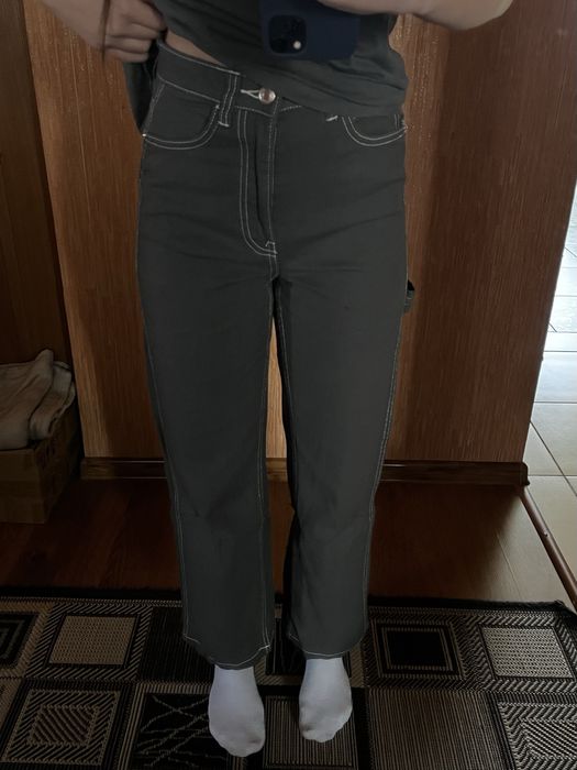 Штани сірі карго