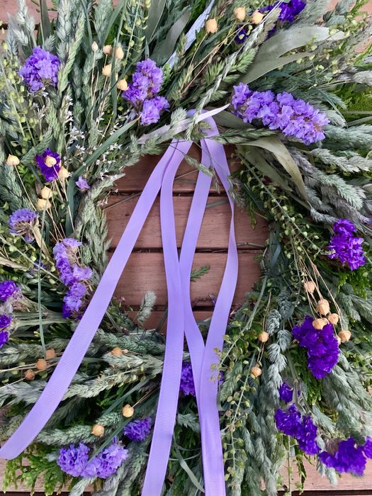 Duzy wianek naturalny ok 48 cm