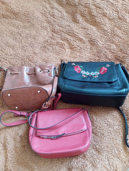 Torebki na ramię, 3 szt