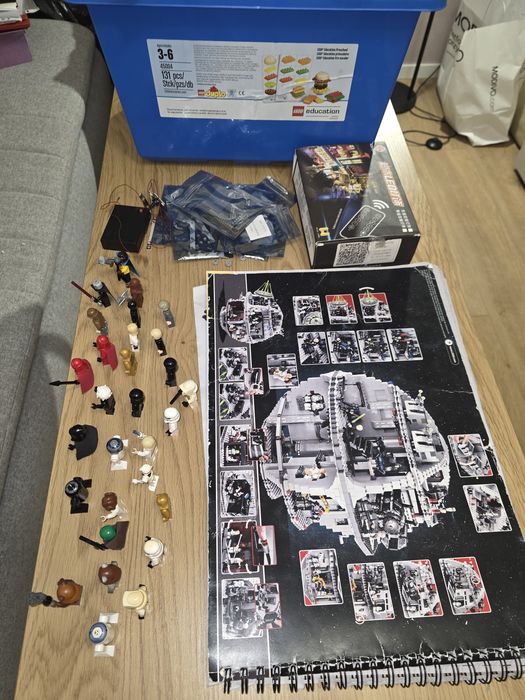 Lego 10188 Gwiazda Śmierci, figurki, zestaw led