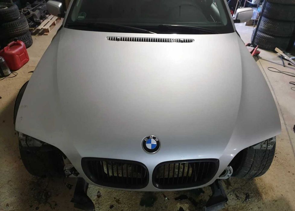 BMW E46 lift Pokrywa silnika, maska  Titansilber 354/7