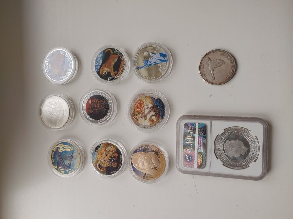 Срібні монети оригінал