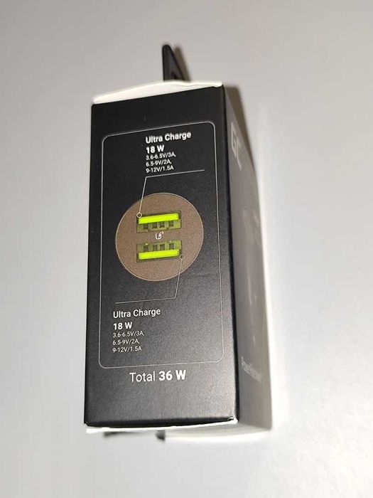 Ładowarka Samochodowa GreenCell PowerRide Nano 36W Nowa