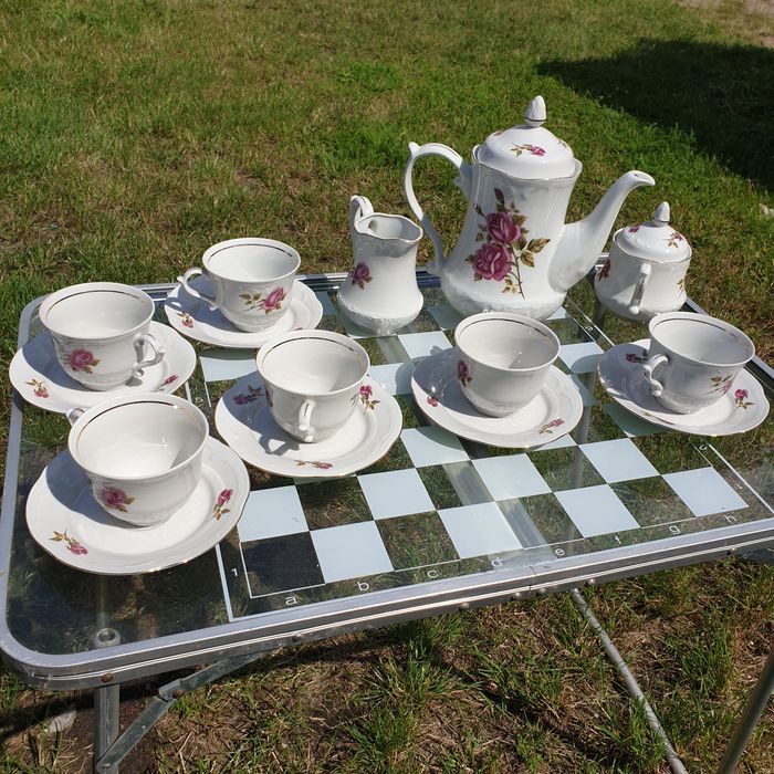 Porcelana Wloclawek serwis do kawy