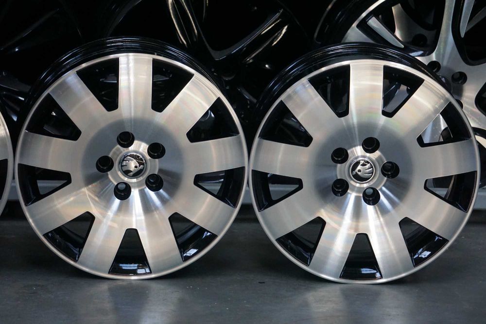 Alufelgi oryginał Skoda 5x112 7Jx17 et37 cb57,1mm czarny i cnc