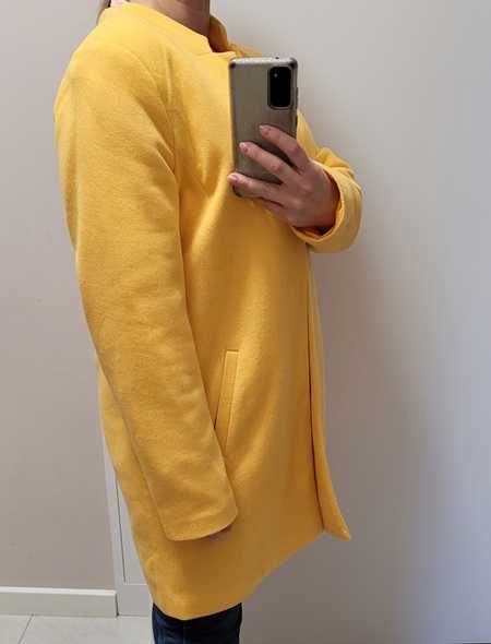 Żółty, wiosenny / przejściowy płaszcz, Only, XL (42)