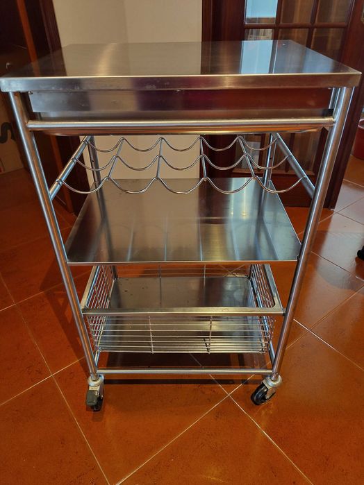 Movél de apoio a cozinha em Inox