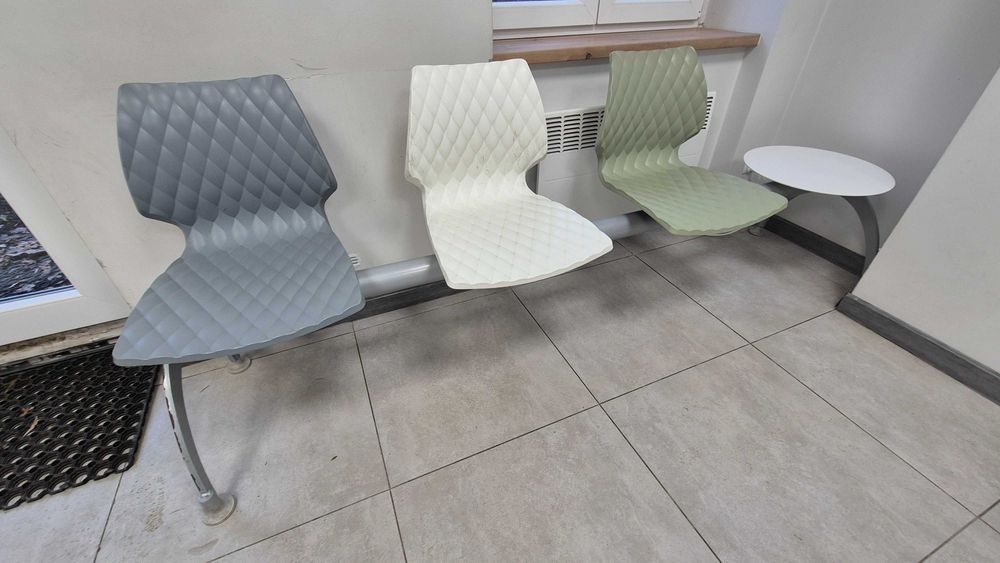 Zestaw krzeseł do poczekalni, Metalmobil (et.al), różne kolory