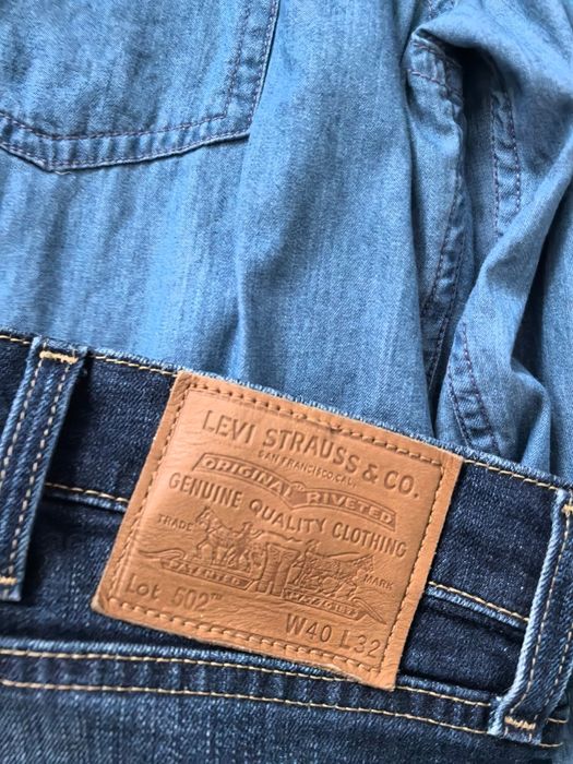 Dżinsy Męskie Levis Strauss & Co. 502 r. W 40 L32