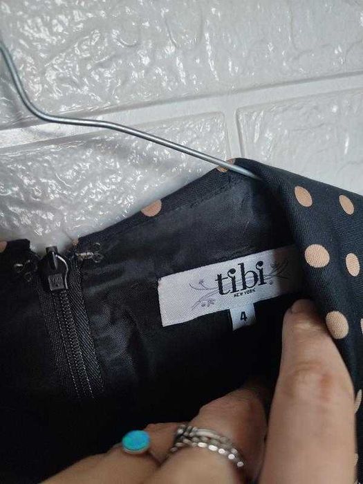 шёлковое платье / шёлк + шерсть / ретро / Tibi New York - 40-42рр (S)