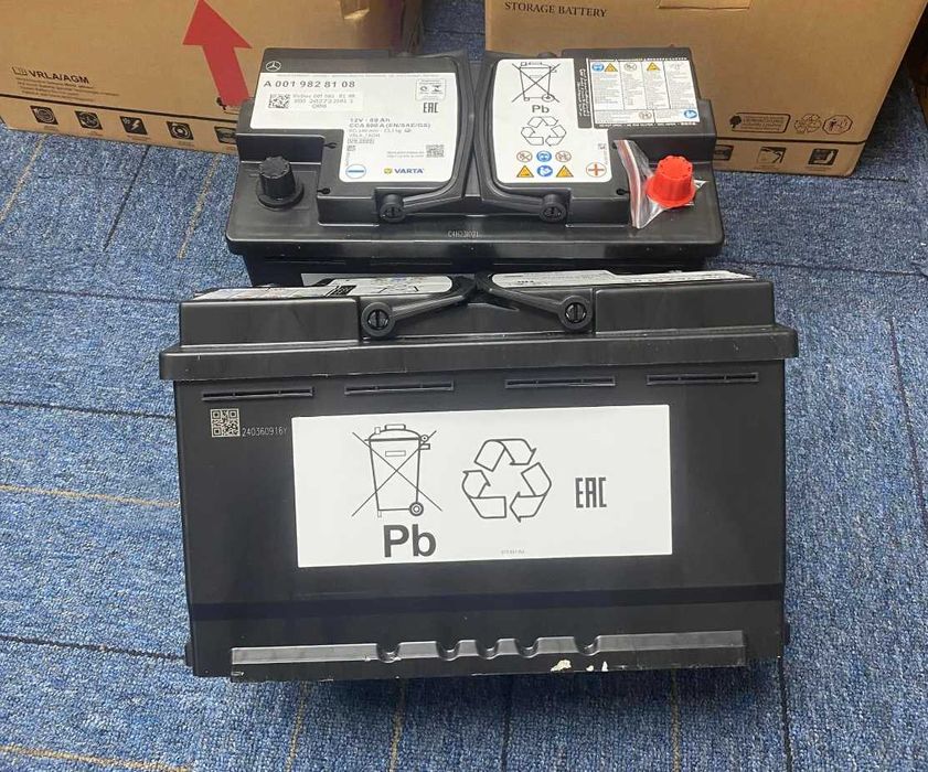 Аккумулятор Mercedes AGM Start-Stop (80Ah, 800A, 12V): A0019828108