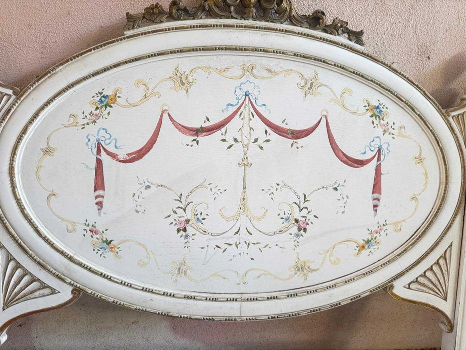 Cama antiga original Rococó / Império Circa. 1800