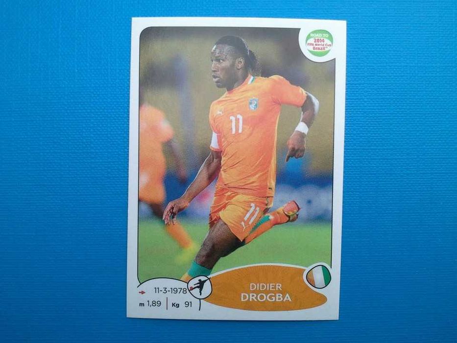 crono Panini Road to 2014 FIFA World Cup Brazil No.393 Didier Drogba