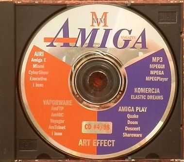 Amiga płyty CD 8 sztuk oprogramowanie i gry