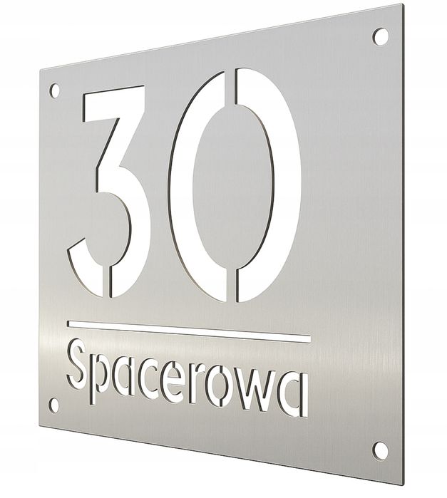 Tabliczka adresowa na zamówienie