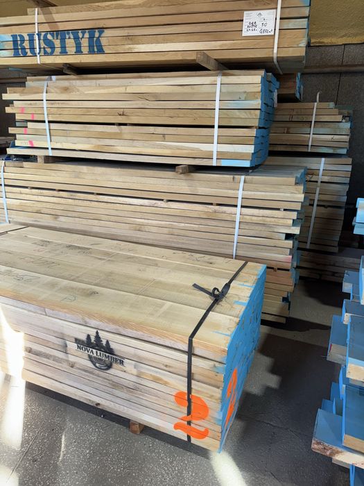 Tarcica dębowa sucha 50mm dąb deski bale