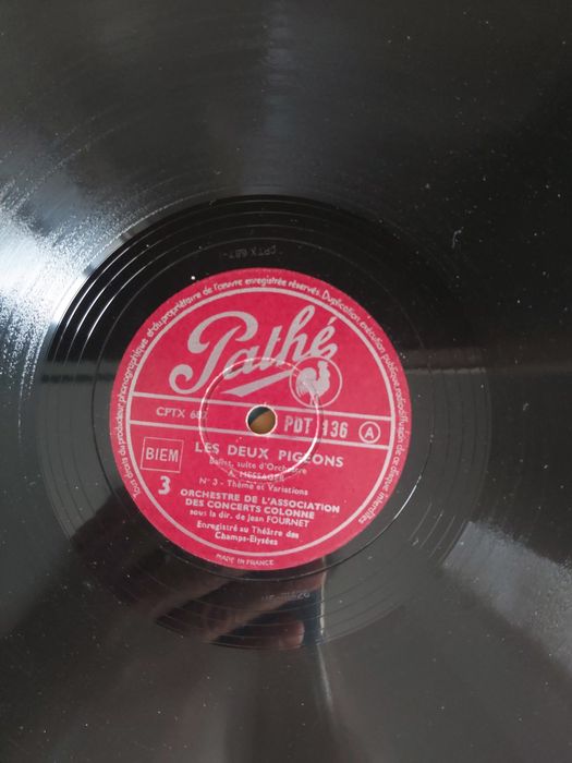 2 discos Pathé para grafonola