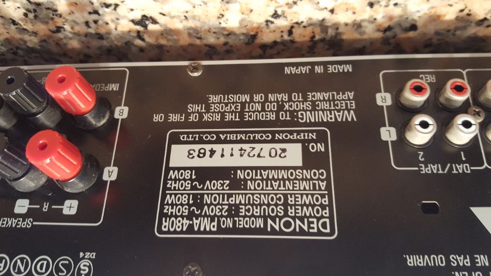 denon-pma-480R amplificador integrado stereo