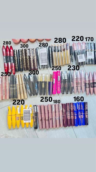 Розпродаж туші Maybelline, L’oreal