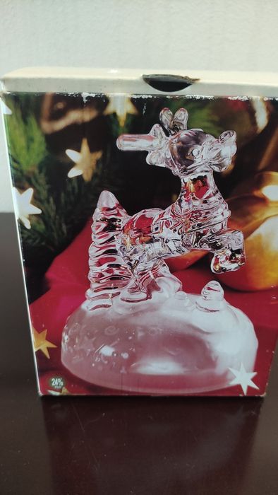 Cristal d'arques rena de natal