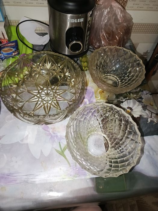 Посуда хрусталь салатницы