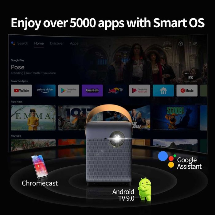 Wemax Dice projektory  DLP 700 ANSI 1080p, 4K HDR10, Dolby audio