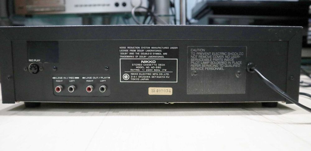 Кассетная дека NIKKO ND-590 Япония идеал