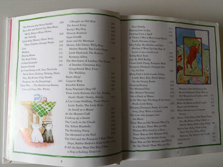 Livro 365 Stories and Rhymes for Girls, ilustrado