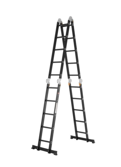 Escada dobrável multiuso VEVOR 7 em 1 com 5 degraus 1965 x 708 x 2735