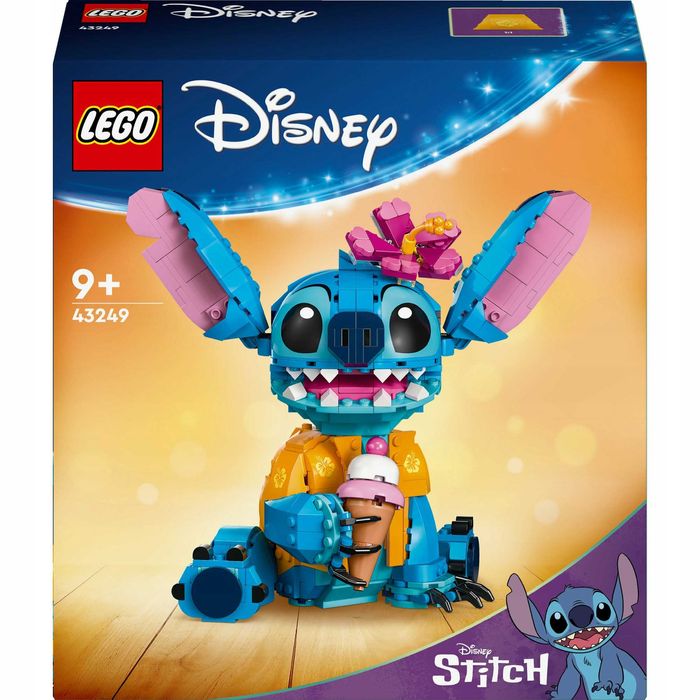 LEGO Disney 43249 Stitch – model 730 klocków, ruchome uszy i głowa