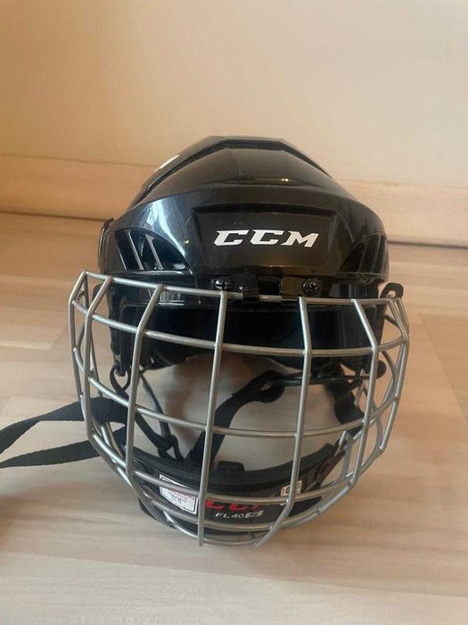 Дитячий хокейний шолом CCM FITLITE 3DS JR з захистом (решіткою)